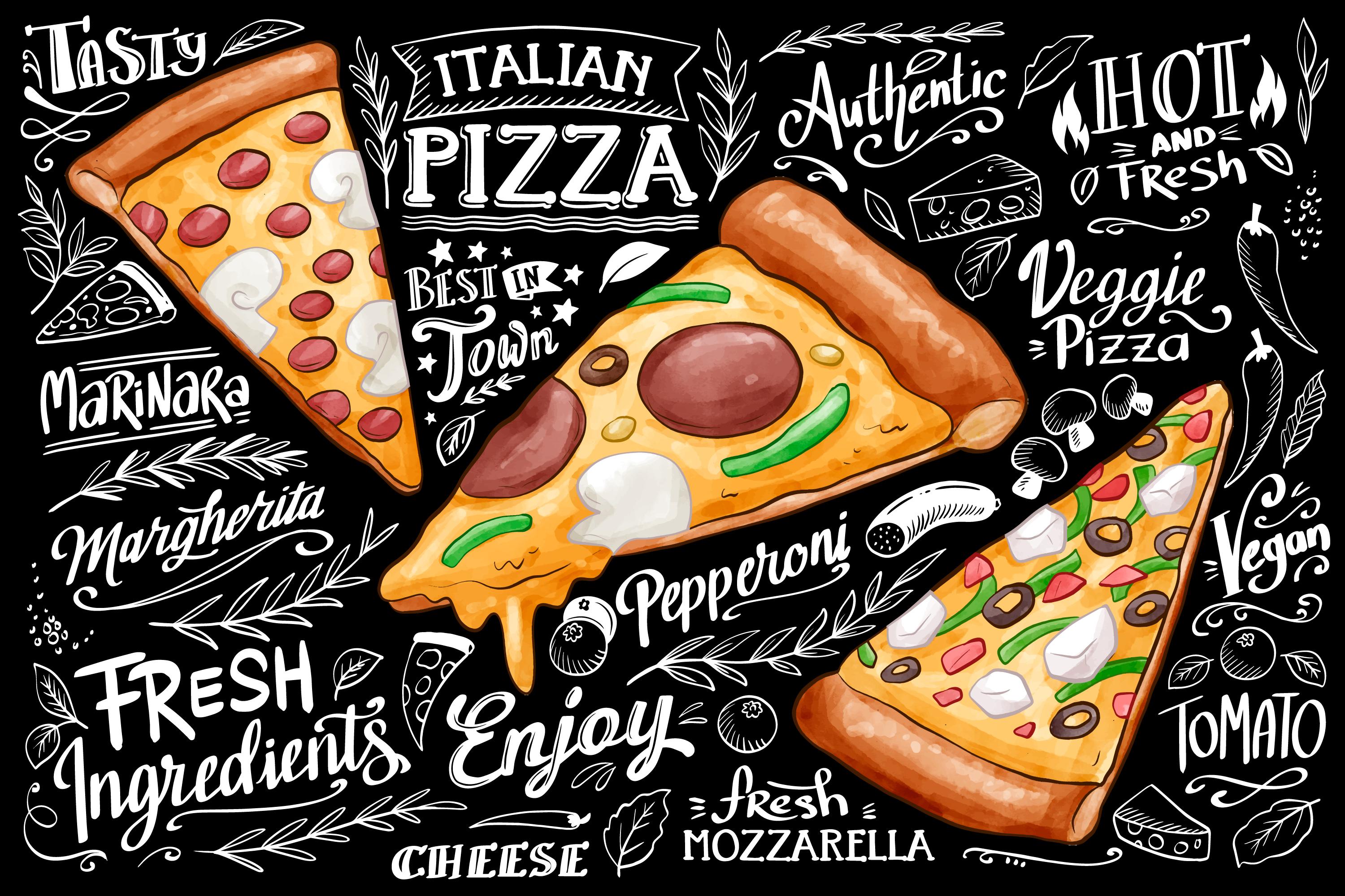 Pizza background